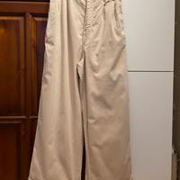 Pantloni a gamba ampia e dritta Bershka