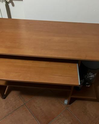 Tavolino in legno porta tv pc