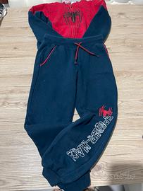 Completo jogging felpato  Spiderman Prenatal