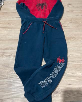 Completo jogging felpato  Spiderman Prenatal