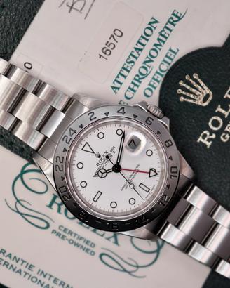Rolex Explorer II Ref. 16570 Pre-Owned Full Set