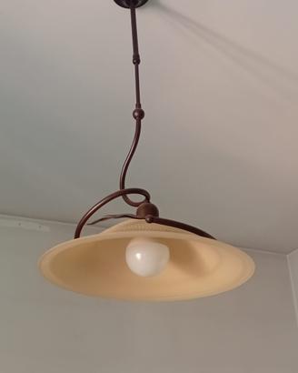 2 Abatjour + Lampadario Retró