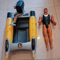 Action Man barca e action figure