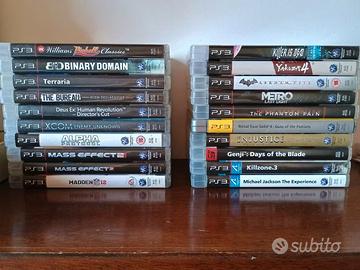 Lotto di 10 giochi per PS3