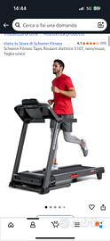 Schwinn Fitness Tapis Roulant elettrico 510T