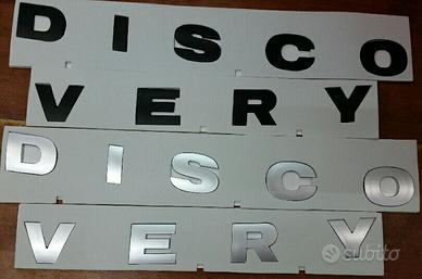 Scritte auto Range Rover DISCOVERY