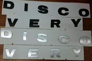 Scritte auto Range Rover DISCOVERY
