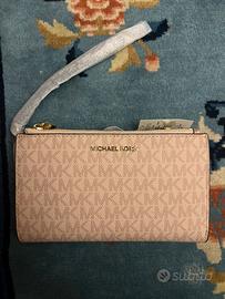 Portafoglio michael kors rosa