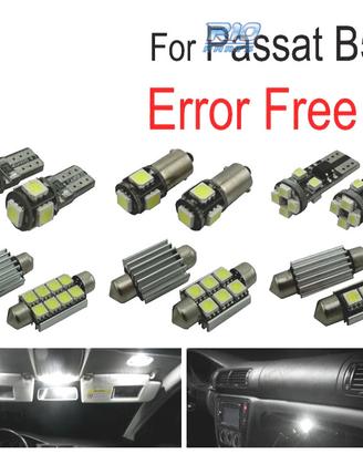 KIT 11 LAMPADE LED INTERNE PER VOLKSWAGEN VW VOLKS