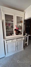 Credenza con vetrina 
