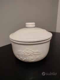 Biscottiera Mulino Bianco rondini in ceramica