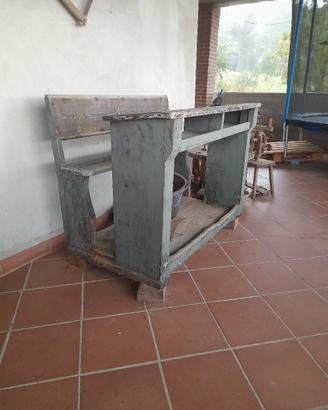 banco scuola anni 50 2 posti