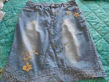 gonna jeans 