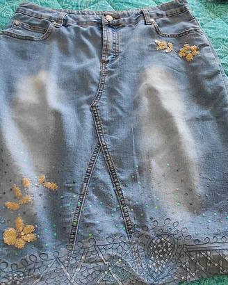gonna jeans 