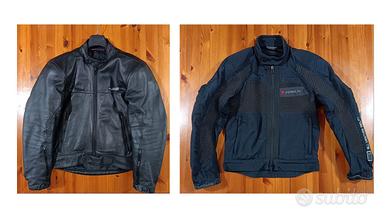 Giubbotti moto Spyke pelle + Dainese estivo