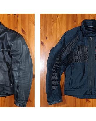 Giubbotti moto Spyke pelle + Dainese estivo