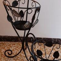 porta piante in ferro 