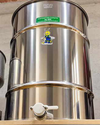 Maturatore miele 200 kg acciaio inox 18/10