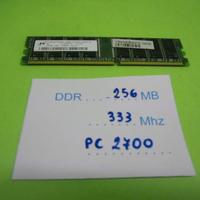 Modulo RAM DDR 256 Mbyte PC2700 333 MHZ 184 pin,