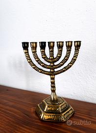 Candelabro ottone antico COLLEZIONISTI