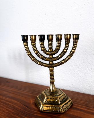 Candelabro ottone antico COLLEZIONISTI