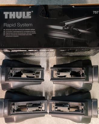 Thule 757, kit per auto con barre longitudinali