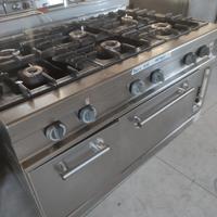 Cucina sei fuochi metano