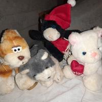 Set di Peluche a forma di gatto