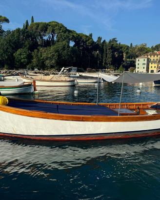 Gozzo ligure originale in legno