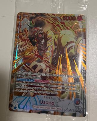 Bandai One Piece Usopp OP10-042 Flame Flame Sealed