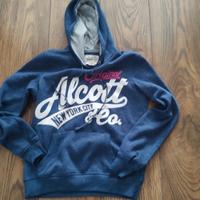 felpa blu ALCOTT small ragazza.