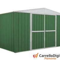 Box in lamiera di Acciaio 360x260cm 9mq verde