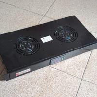 Ventole rack 19" Techly (I-CASE FAN-TC2B)