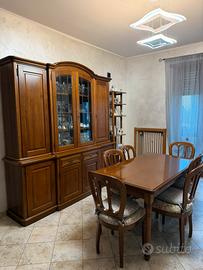 Soggiorno completo in legno