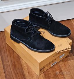 Tod's Polacchino Pelle Nera 40/41 Pagati 370