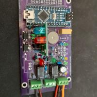 Scheda Arduino NANO e due relais, usata pochissimo