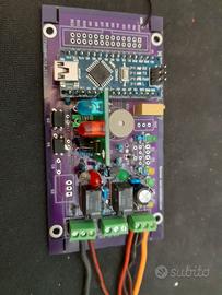 Scheda Arduino NANO e due relais, usata pochissimo