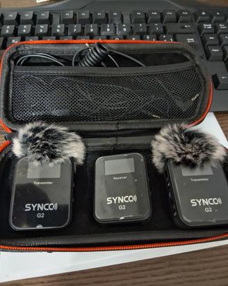SYNCO G2 (A2) Sistema Microfonico Wireless Doppio 