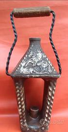 Portacandela Decanter vintage ceramica 