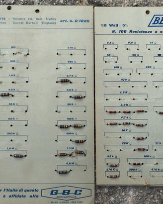 resistenze elettriche 