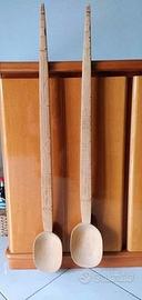Mestoloni/Cucchiaioni In Legno Artigianale Vintage