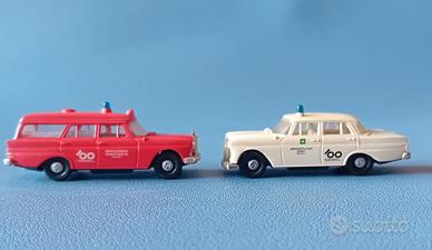 Set 2 modellini Brekina Mercedes 190 - 100 anni