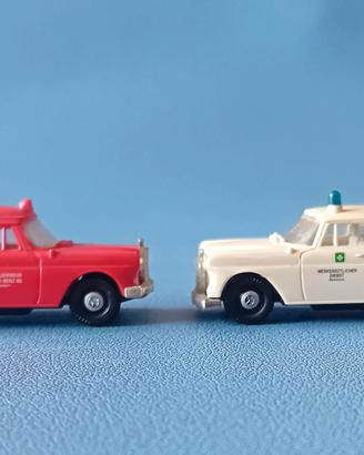 Set 2 modellini Brekina Mercedes 190 - 100 anni