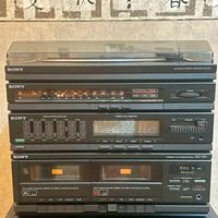 Colonna stereo Sony con mobile e cassa