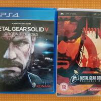 Lotto metal gear ps4 + psp sony