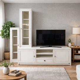 Parete soggiorno artigianale Moletto