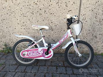 bici bambina 16pollici