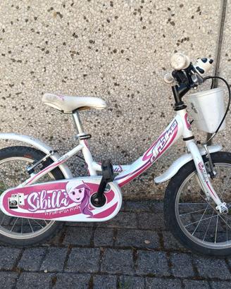 bici bambina 16pollici
