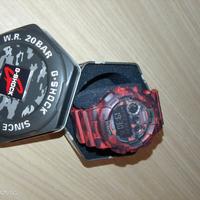 orologio g-shock colore rosso militare 