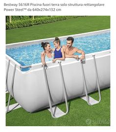 Piscina Bestway Power Steel  640x274x132 Cm